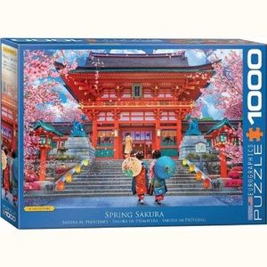 Eurographics Puzzle - Spring Sakura - 1000 piece